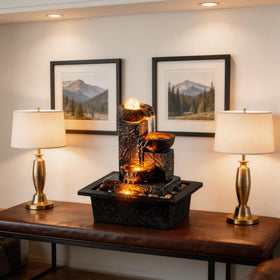Tolevoit decorative fountain set suits small spaces with easy setup.