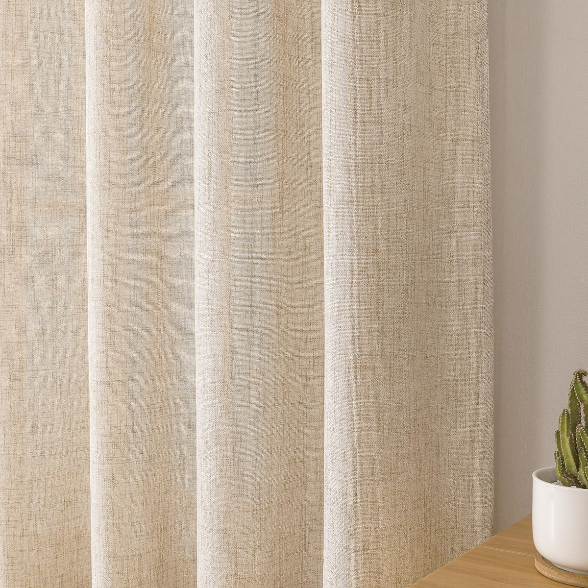 Machine washable Tollpiz curtains below 86°F for convenient cleaning