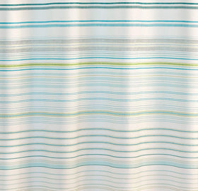 Tommy Bahama shower curtain 72 by 72 inches fits standard showers.