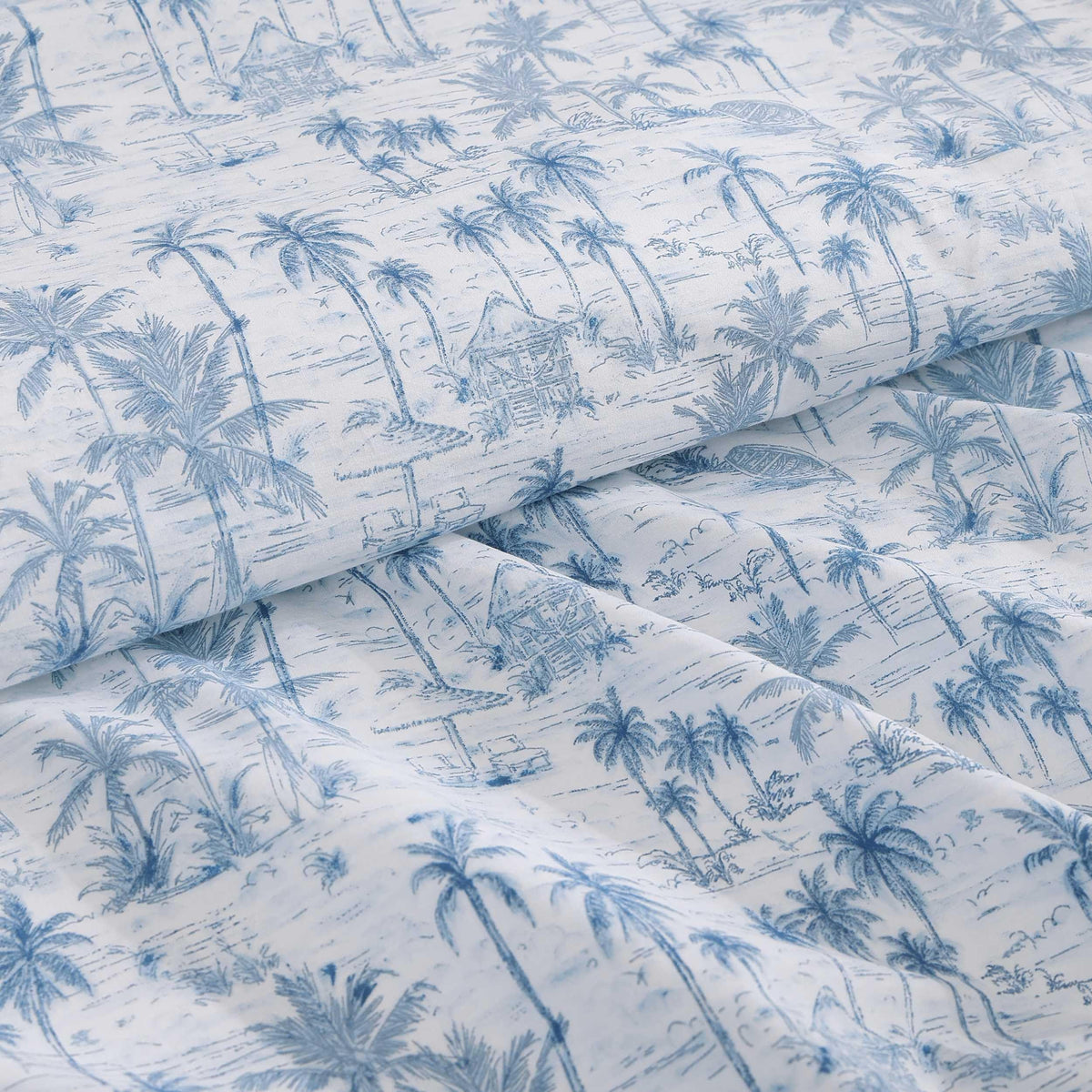 Tommy Bahama Surfside Blue coastal bedroom styling for island vibes