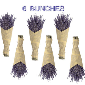 TOMOON dried lavender bouquet with organza bags is ready for gifting.