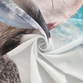 TOMOZ waterproof fabric dries quickly for tidy bathrooms.