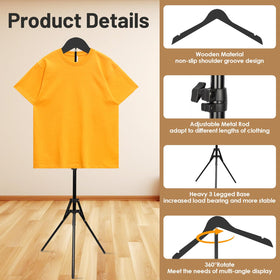 tondid 360-degree rotating hanger enables full garment viewing from every angle