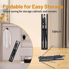 tondid anti tip tripod base provides stable display in busy spaces