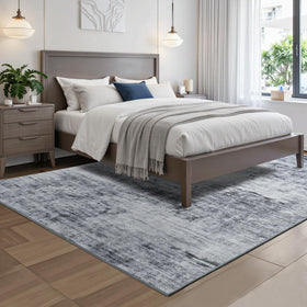 Toneed low pile rug is easy to clean and resists pet hair