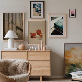 TONES FRAME DESIGN sturdy MDF construction offers durable everyday use.