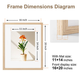TONES FRAME DESIGN vertical and horizontal hanging enables flexible wall layouts.