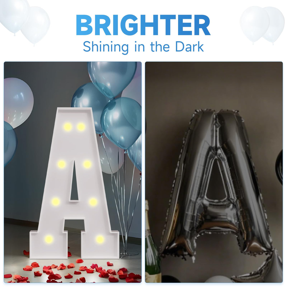 Tongjoy anti-tip brackets keep GRAD letters stable for safety.
