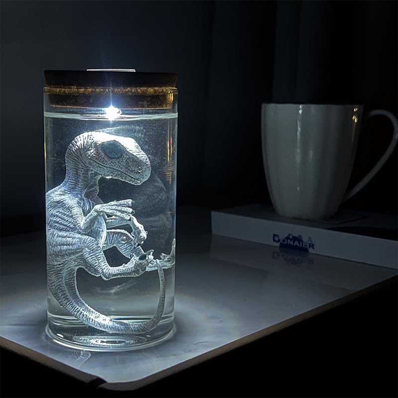 TONGQIC dinosaur table lamp bottle with ambient light for stylish decor