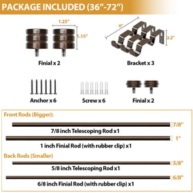 TONIAL bronze color options help match diverse decor schemes.