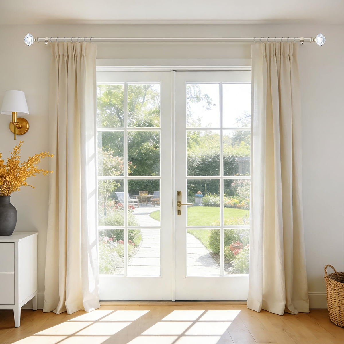 TONIAL champagne gold finish adds elegant glow to decor.