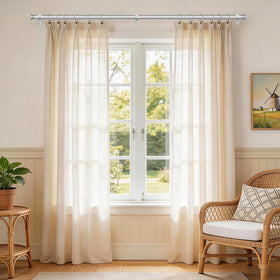 TONIAL curtain rod packaging shows ready-to-install hardware.