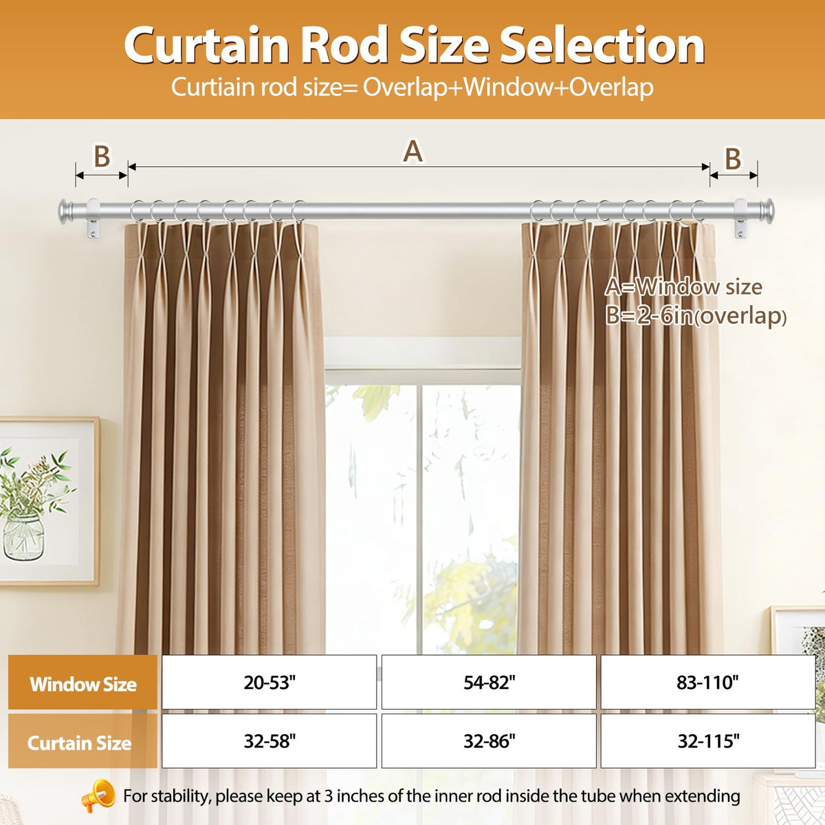 TONIAL living room curtain rod installed to complement modern decor.