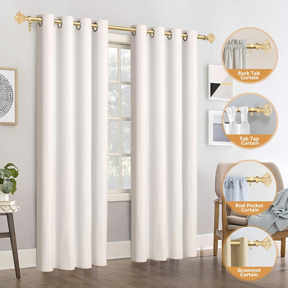 TONIAL luxury gold finish enhances room decor and style