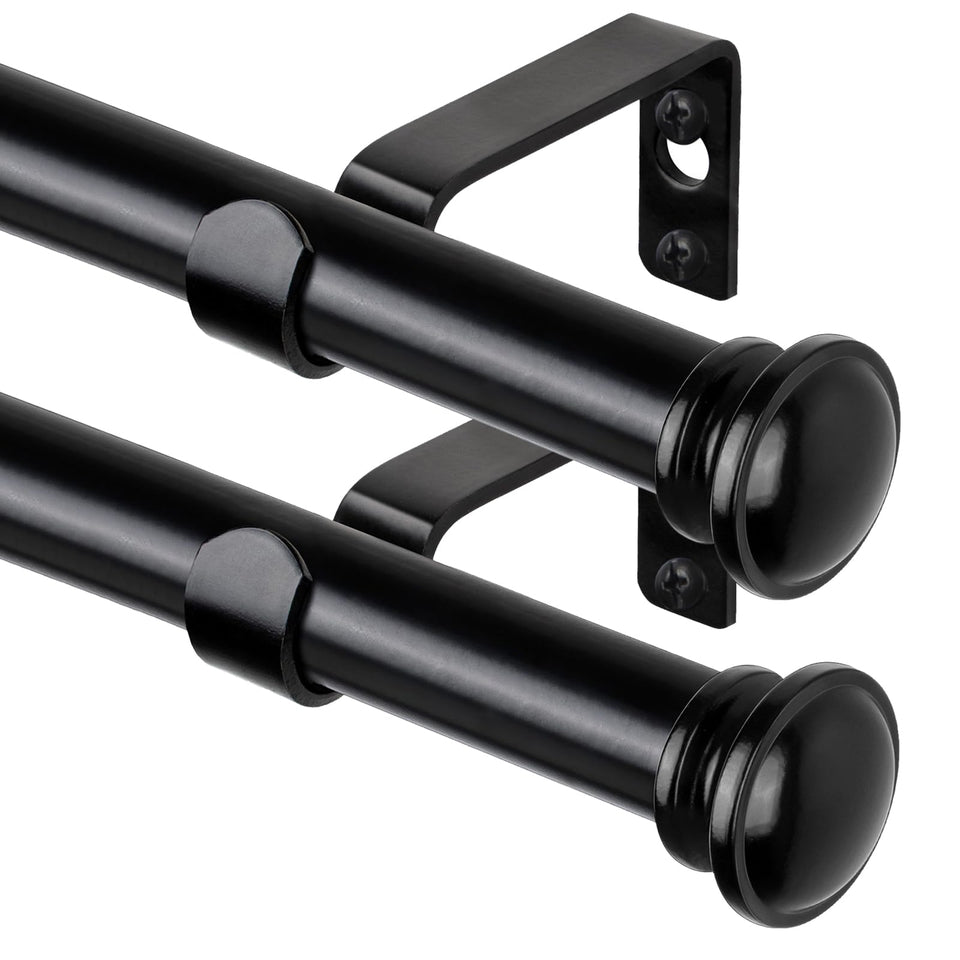 TONIAL curtain rod demonstrates telescoping-splicing for a customizable window fit.