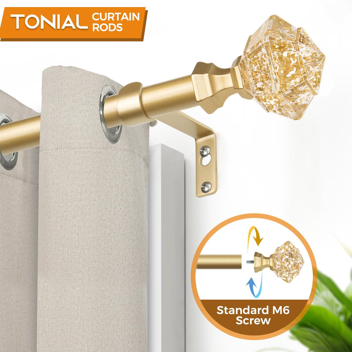 TONIAL wall-mount installation with included hardware and guidance