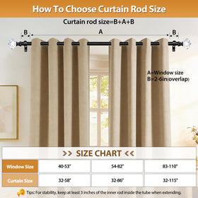 TONIAL decorative drapery rod creates a polished living space