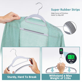 Tonswachic multifunction hangers hold belts and scarves neatly