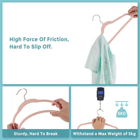 Tonswachic hanger with rose-gold 360-degree swivel hook.