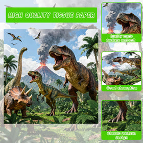 Tonyta party dino theme photo-friendly tableware design for memories