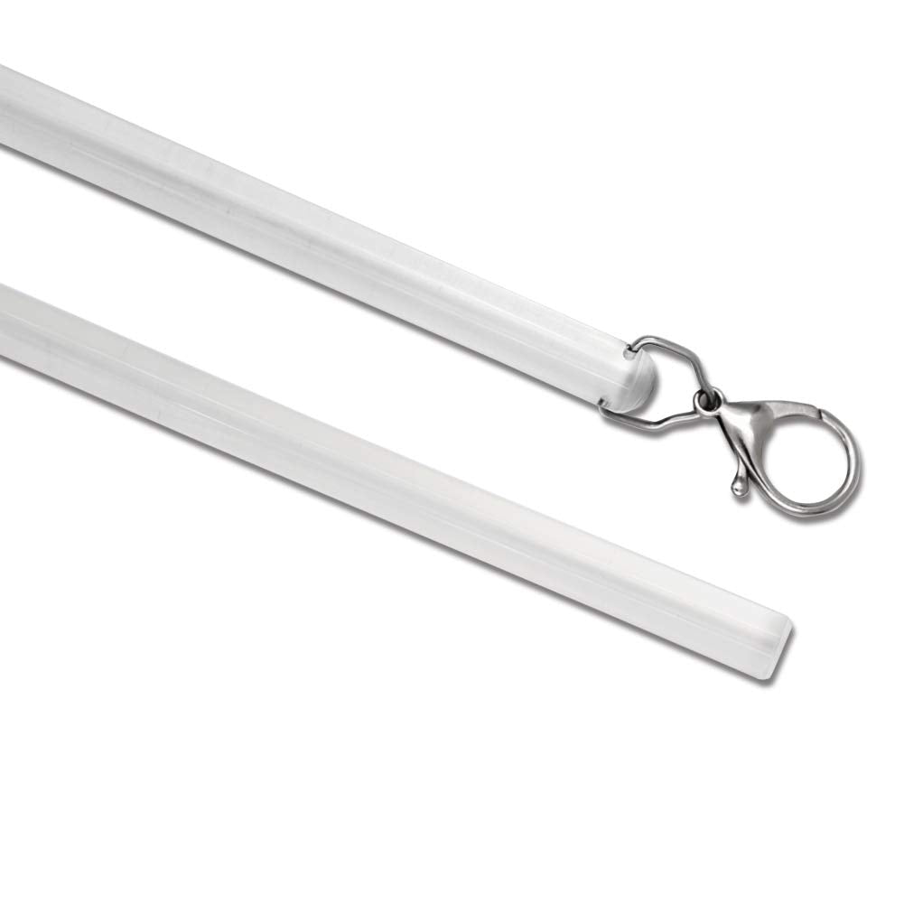 TOOFN 2 pack 36 inch invisible drapery pull rod blends with any decor for a clean look