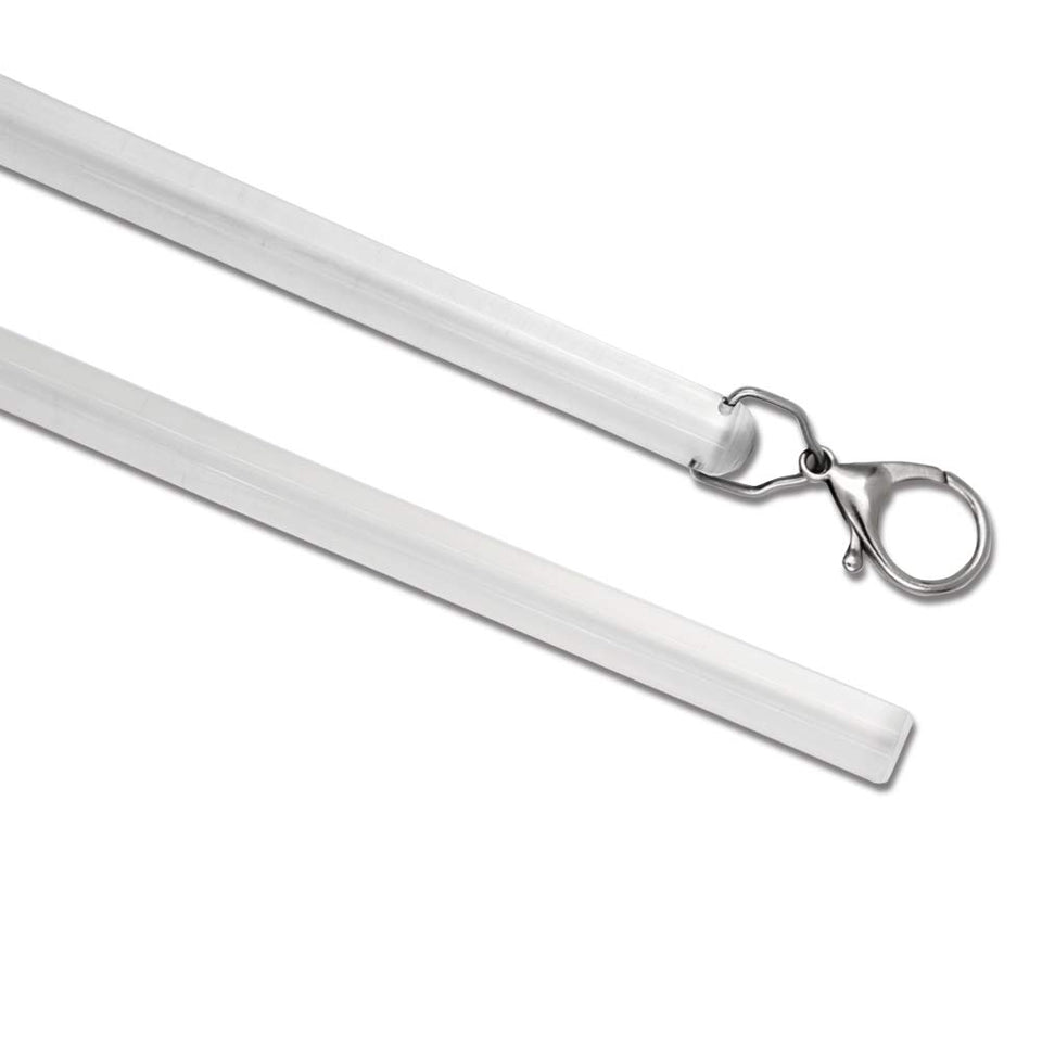 TOOFN 2 pack 36 inch invisible drapery pull rod blends with any decor for a clean look