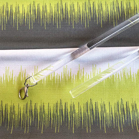 TOOFN 36 inch clear acrylic curtain wand supports smooth operation