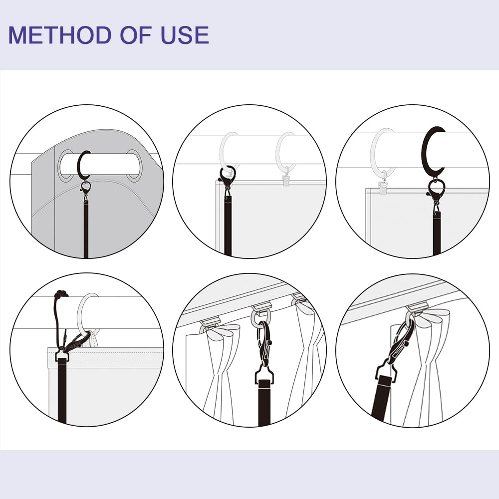 TOOFN invisible curtain rod minimizes visual intrusion on windows