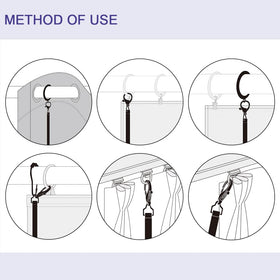 TOOFN invisible curtain rod minimizes visual intrusion on windows