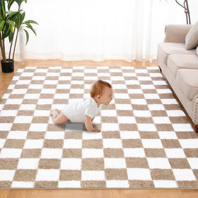 TOOHUB super-soft rug bedroom-5x8 with cloud-like comfort for bare feet