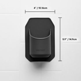 TOOLETRIES repositionable holder lets you move it to suit your space.