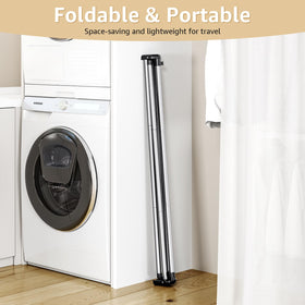 TOOLF clothes drying rack travel-friendly size suits camping or theater equipment.