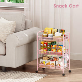 TOOLF compact storage cart fit for narrow spaces beside desks