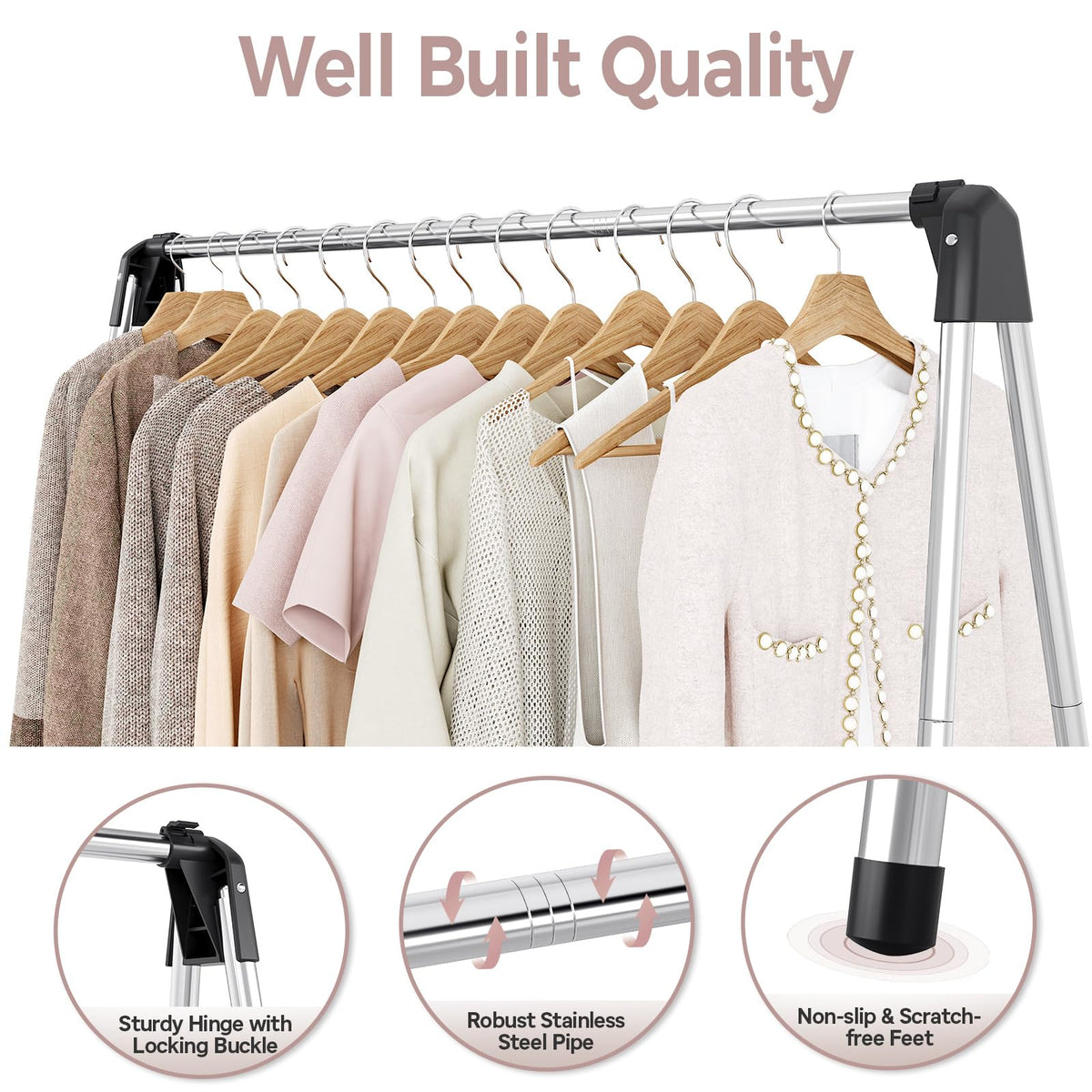 TOOLF rack with stable base holds up to 33 pounds