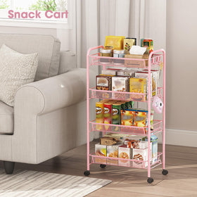 TOOLF kitchen and bathroom organization on wheels saves space.