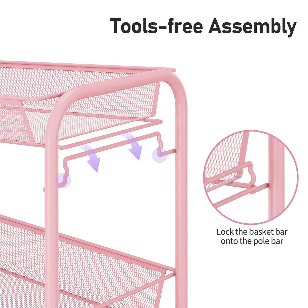 TOOLF shelves supporting up to 33 lbs per tier for organized storage