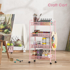 TOOLF 4-tier cart in use as service cart for home entertaining.