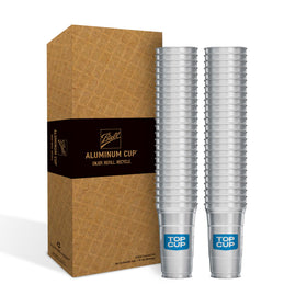 Top Cup aluminum 12oz cups keep beverages cold and ready