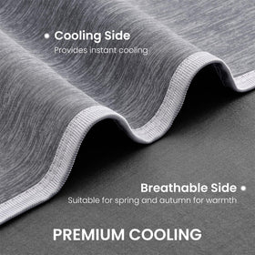 Topcee cooling blanket 400TC weave for longer-lasting coolness