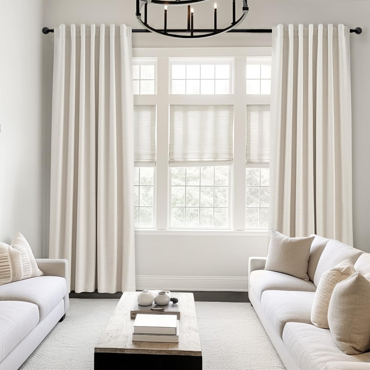 Topfinel 100 percent blackout layer blocks light for undisturbed mornings.
