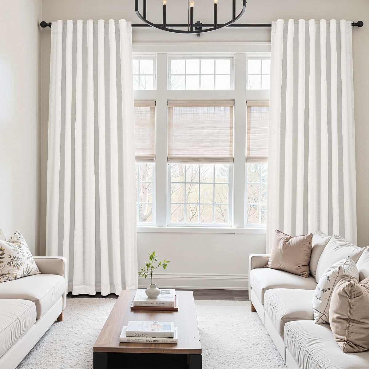 Topfinel blackout curtains demonstrate thermal insulation and light blocking view