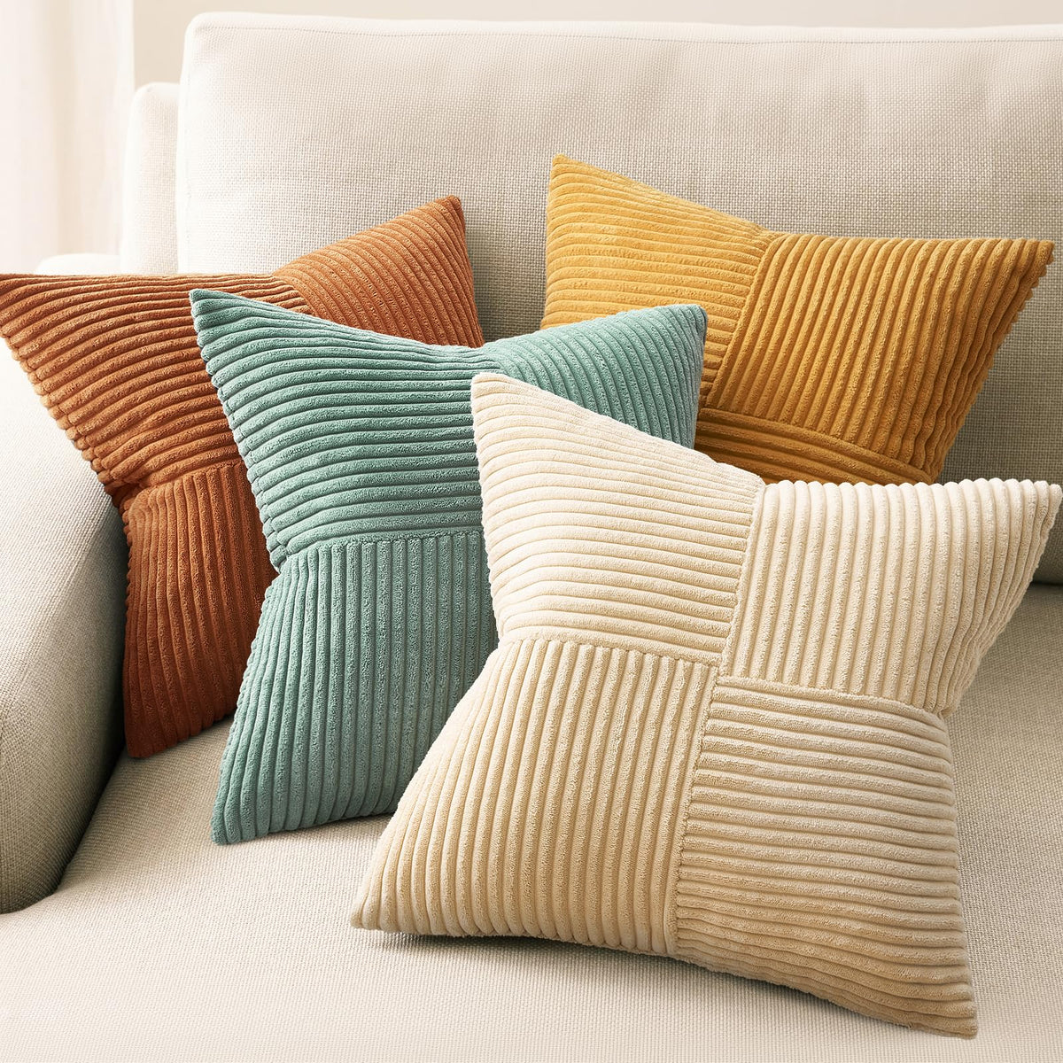 Topfinel double-sided boho pillow cover offers versatile styling options