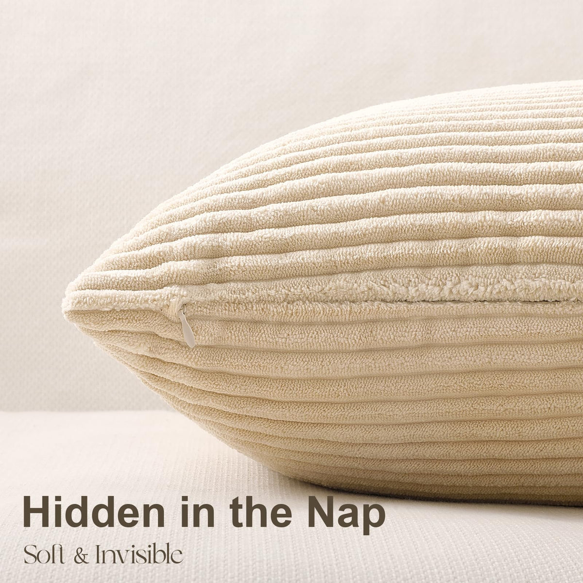 Topfinel easy-care pillow cover with simple washing guidance