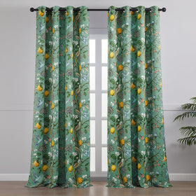 Topfinel botanical leaves pattern curtains evoke woodland charm for bedrooms.