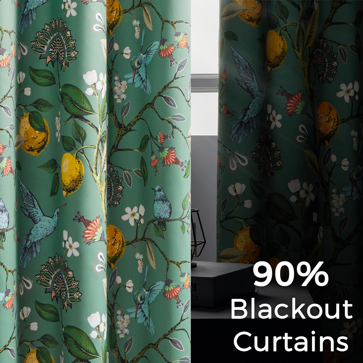 Topfinel Victorian pattern curtains add elegant atmosphere to dining rooms.