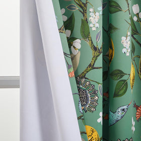 Topfinel woodland jungle motif curtains create calm, nature-inspired interiors.
