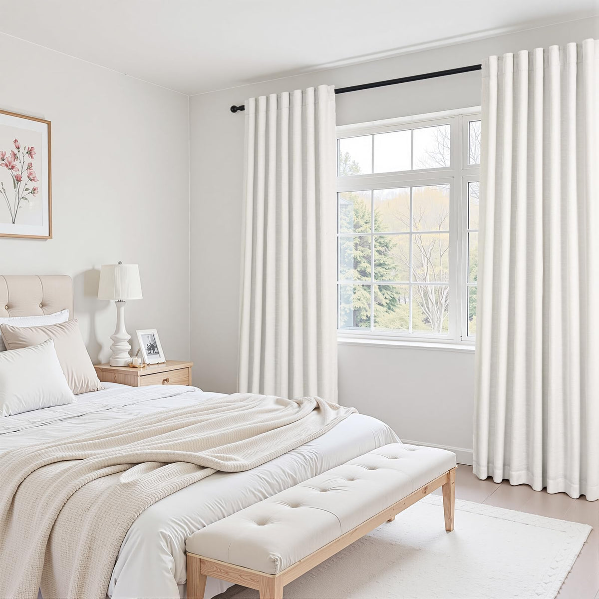 Topfinel curtains show four hanging options suitable for track or hooks