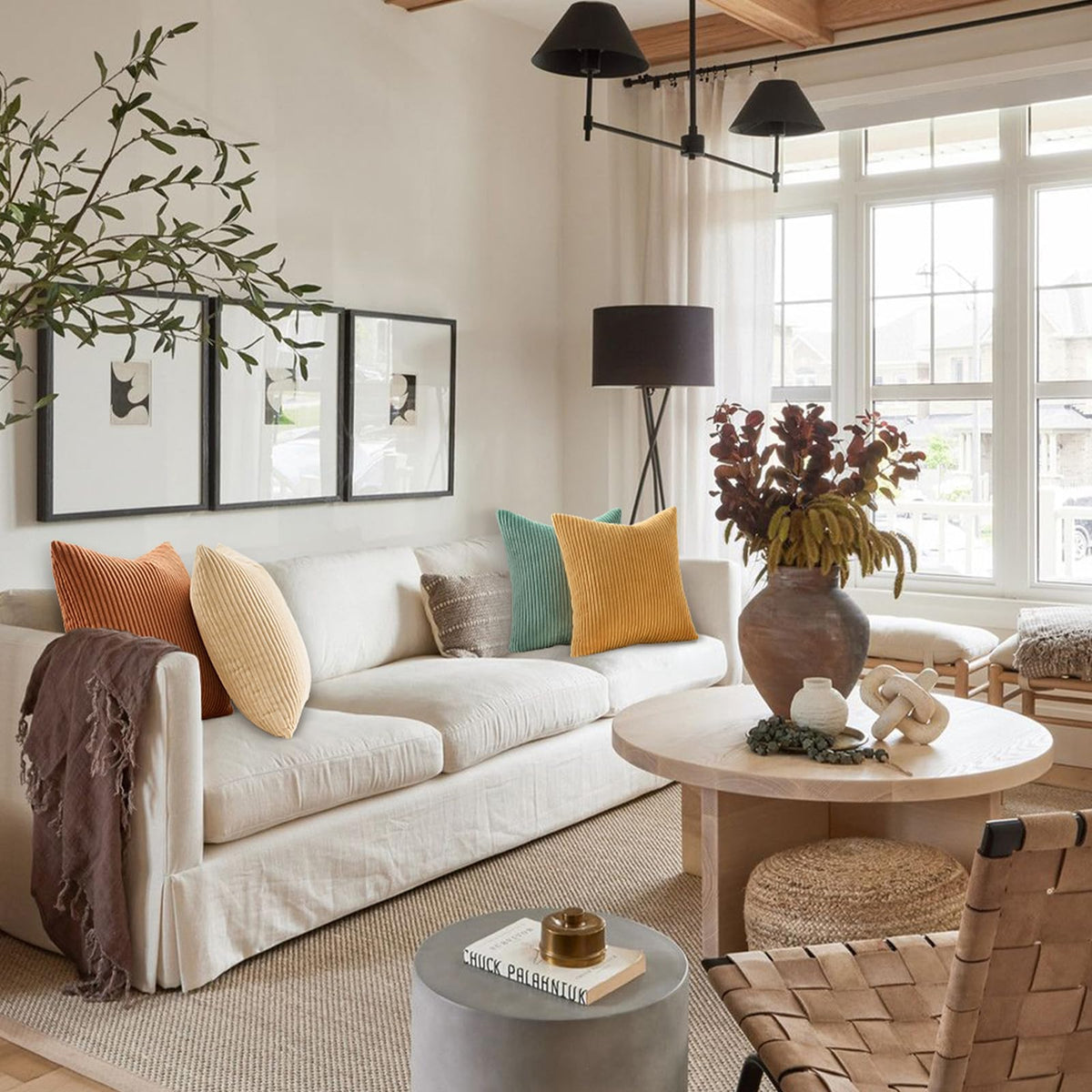 Topfinel gradient colors blend Boho and farmhouse styles.