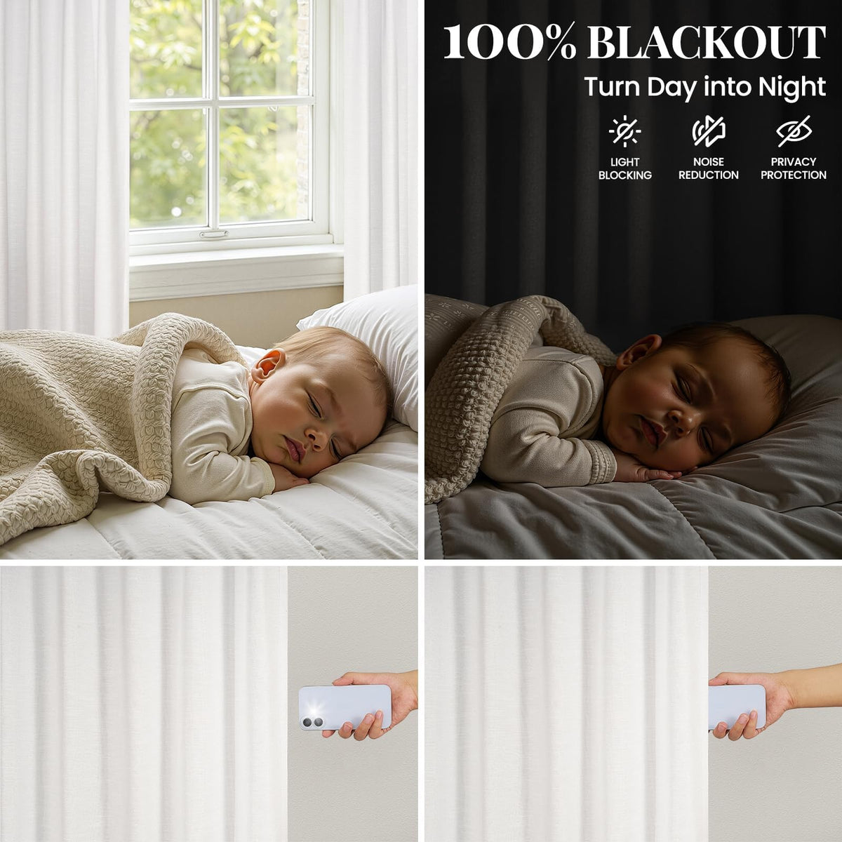 Topfinel machine-washable curtains shown as easy-care solution