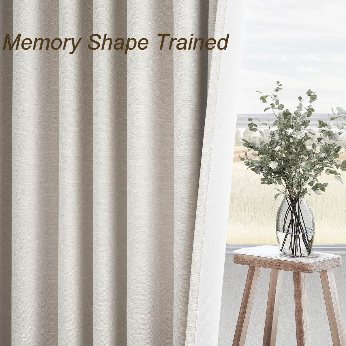 Topfinel curtains include 32 hooks and rings for secure hanging.